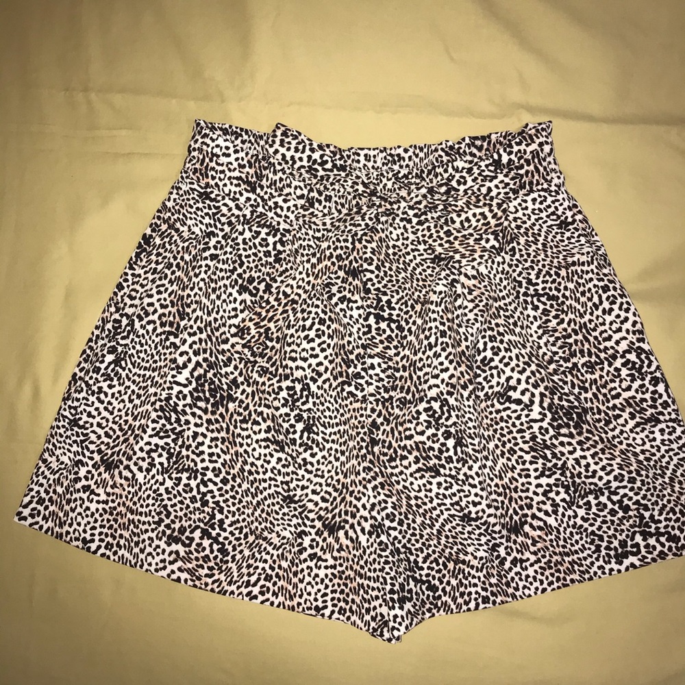 Leopard shorts